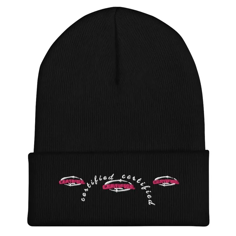 Certified Embroidered Beanie.